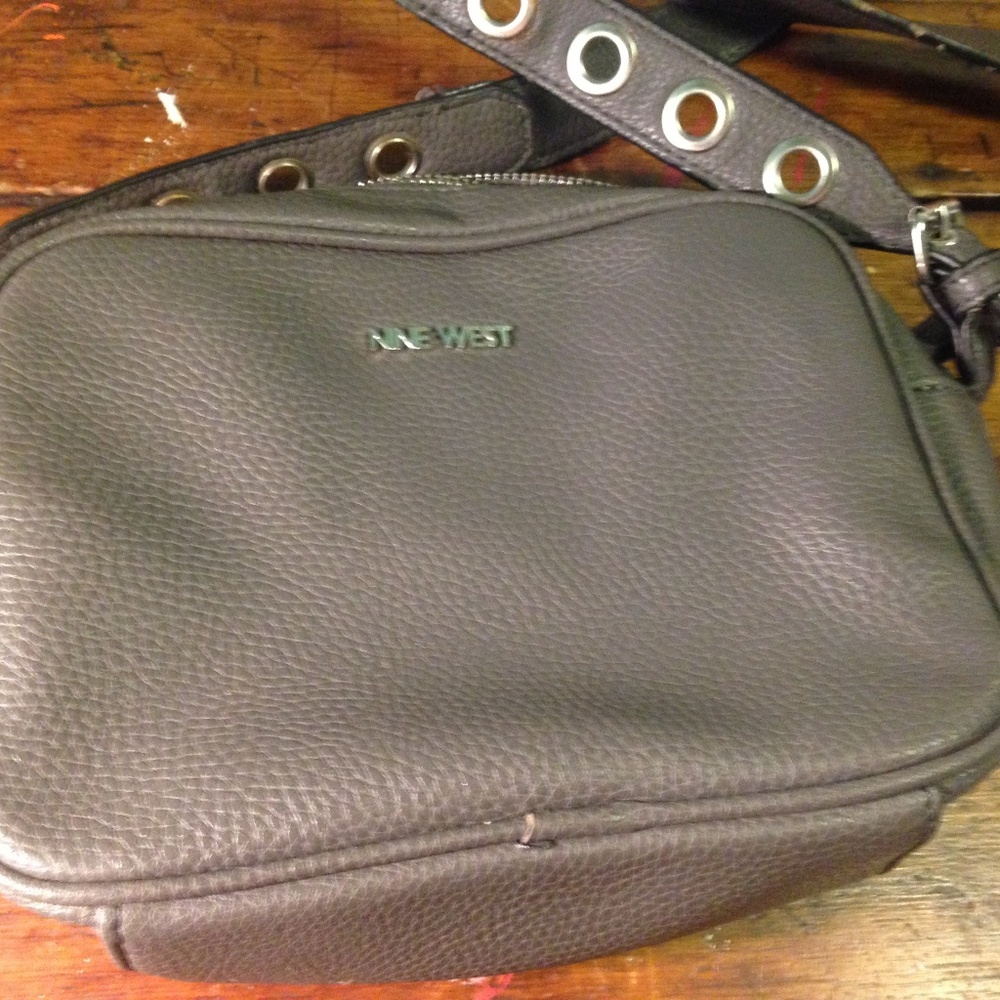 Nine West Gray cross body purse
